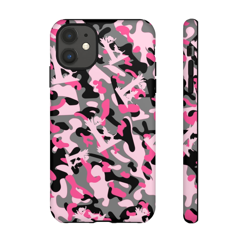iPhone Pink Camo Treed Coon Tough Cases - coonhoundin