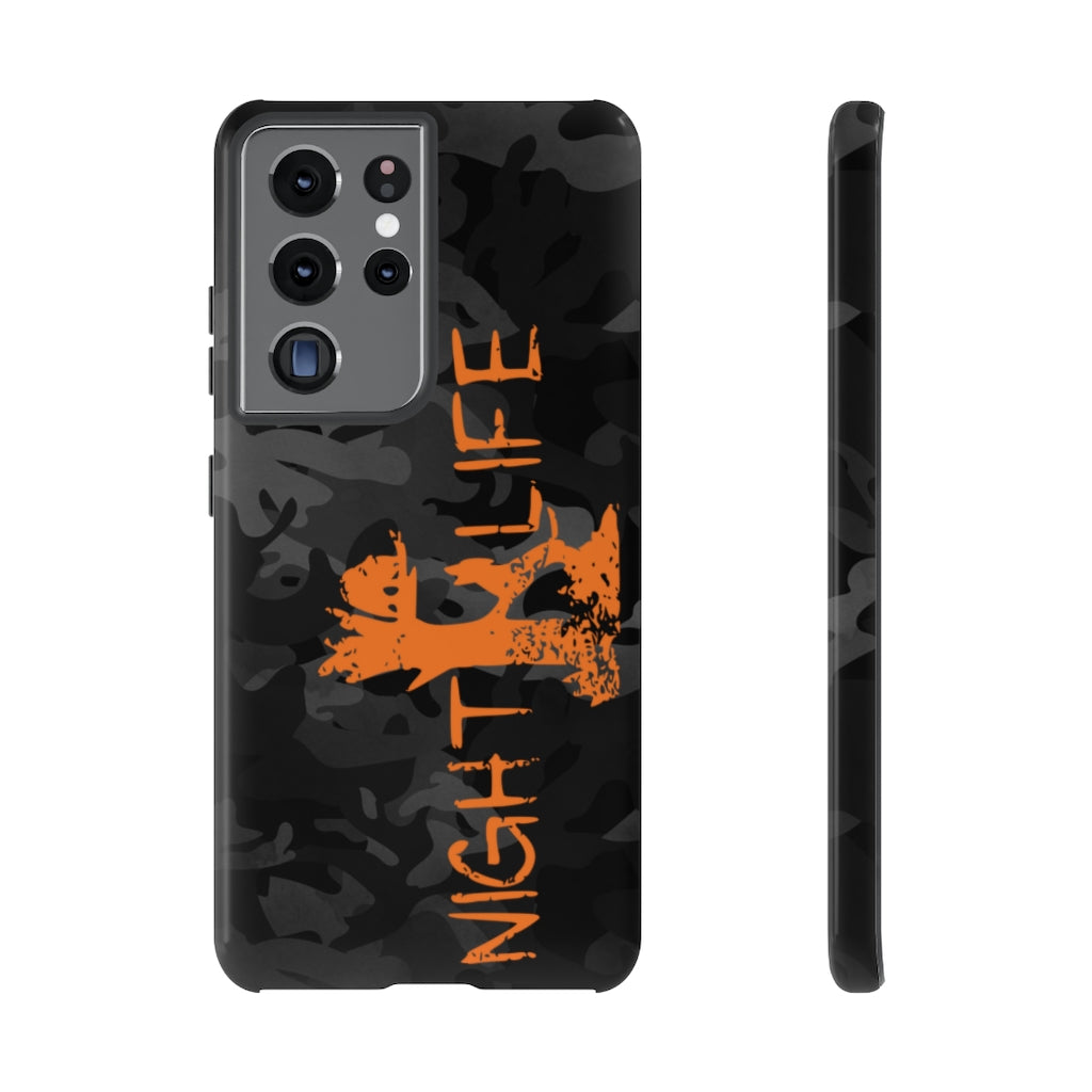 Night Life Black Camo Samsung Phone Cases - coonhoundin