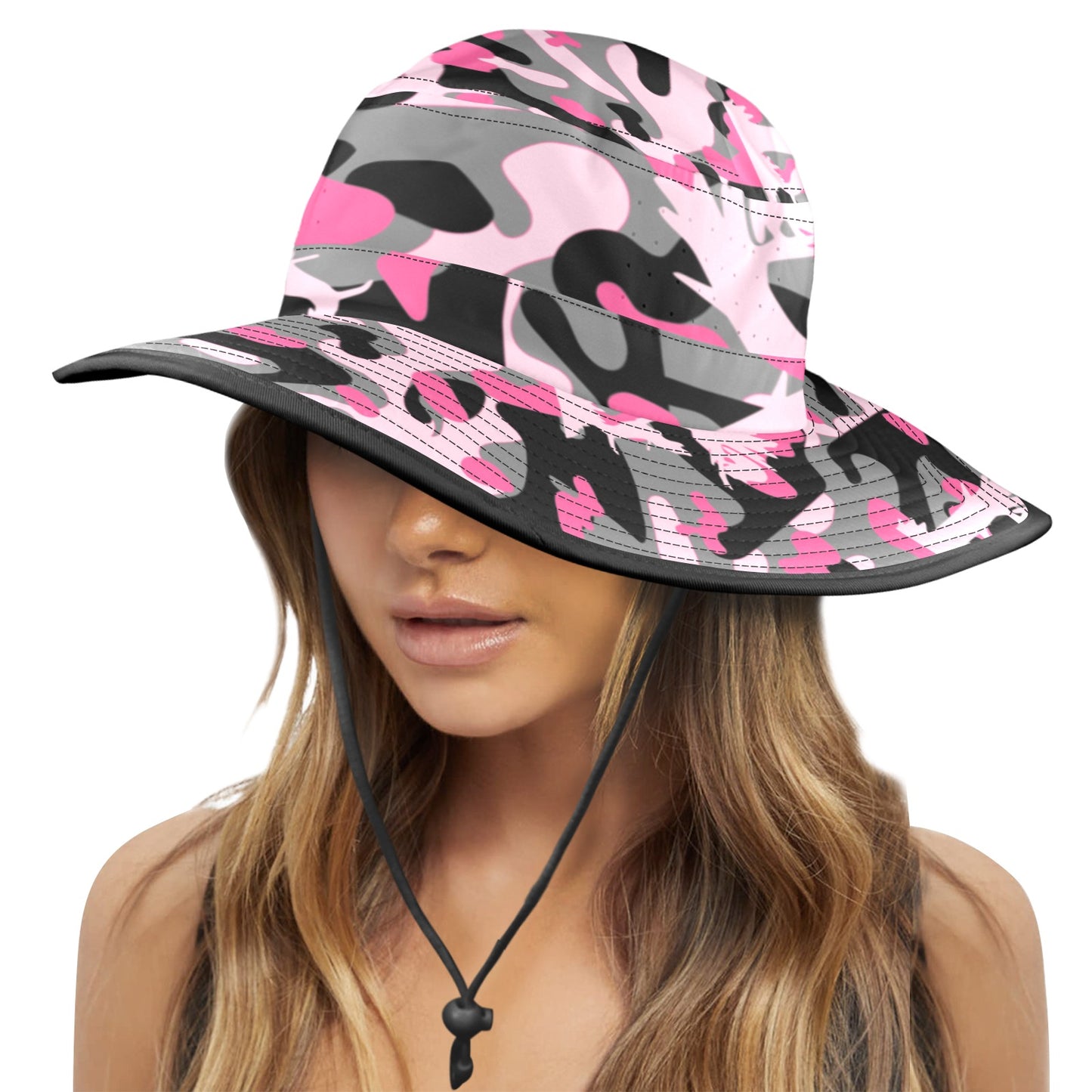 Pink Camo Treed Coon Bucket Hat - coonhoundin