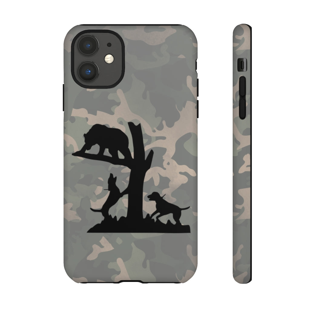 iPhone Camo Bear Hunting Tough Cases - coonhoundin