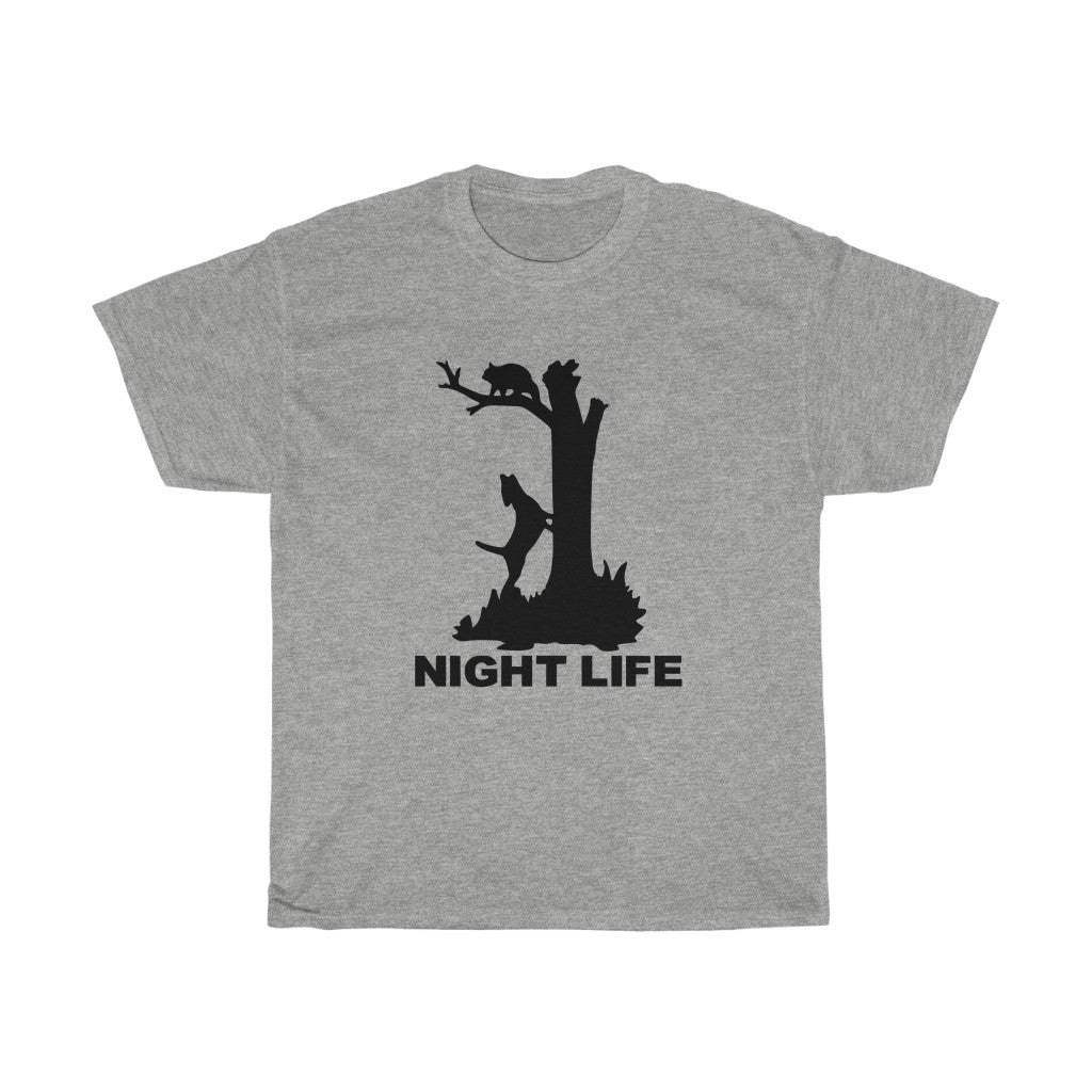 Night Life Unisex Heavy Cotton Tee - coonhoundin