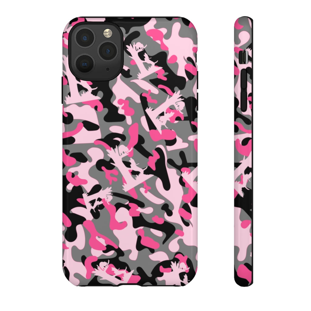 iPhone Pink Camo Treed Coon Tough Cases - coonhoundin
