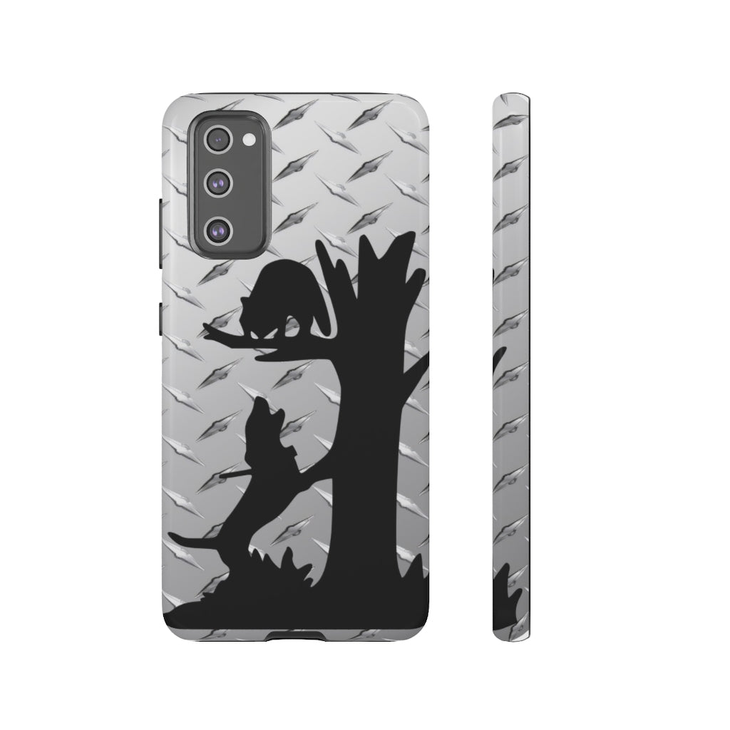 Treed Coon Diamond Plate Look Samsung Tough Cases - coonhoundin