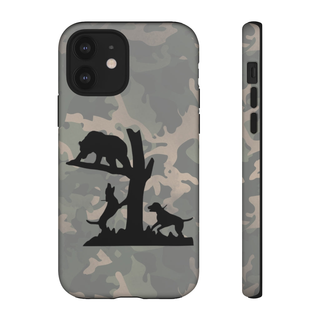 iPhone Camo Bear Hunting Tough Cases - coonhoundin