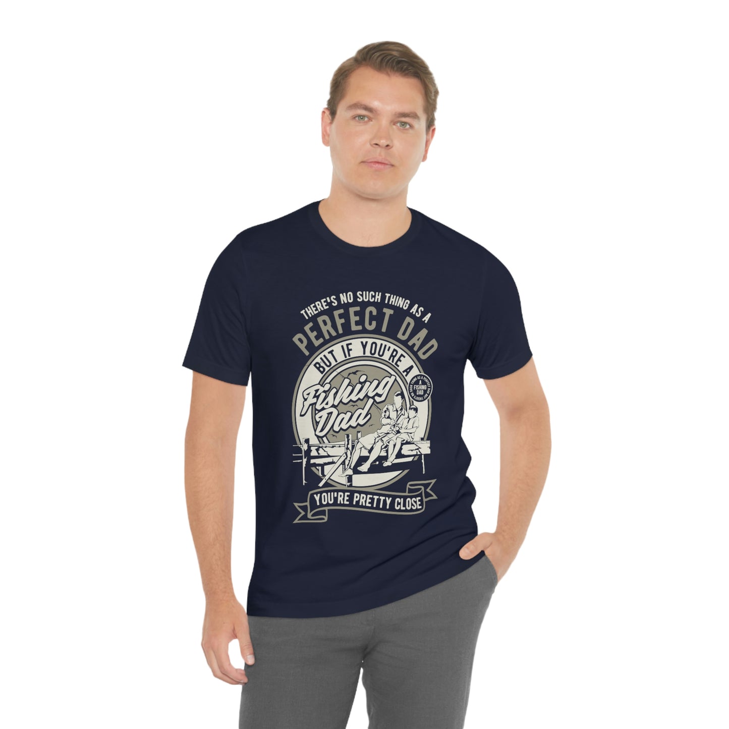 Fishing Dad Unisex Jersey Short Sleeve Tee - coonhoundin