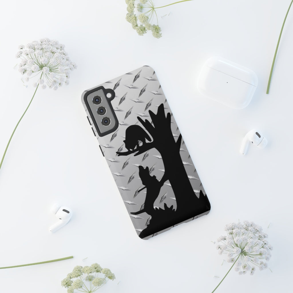 Treed Coon Diamond Plate Look Samsung Tough Cases - coonhoundin