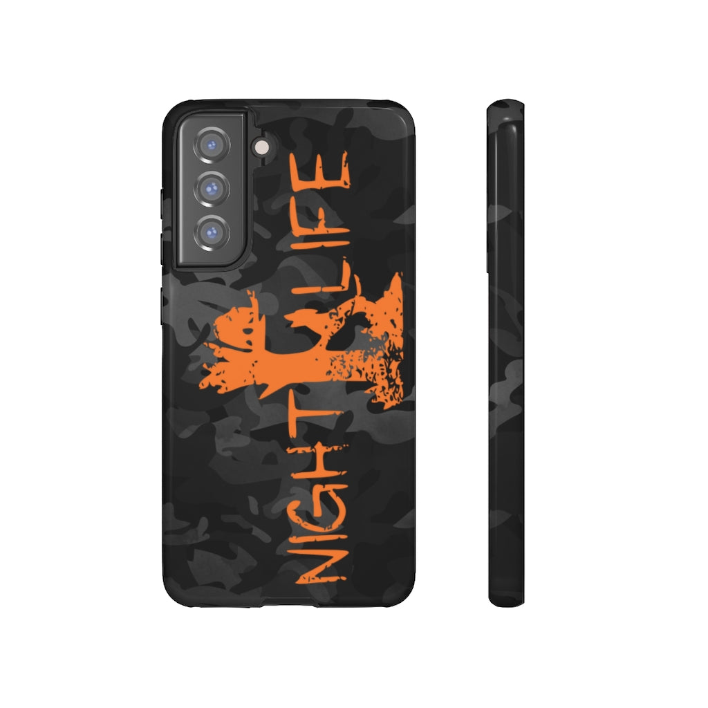 Night Life Black Camo Samsung Phone Cases - coonhoundin