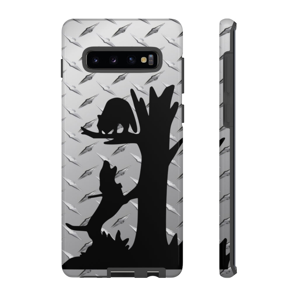 Treed Coon Diamond Plate Look Samsung Tough Cases - coonhoundin
