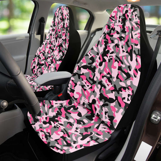 Pink Camo Coon Hunting Seat Covers - coonhoundin