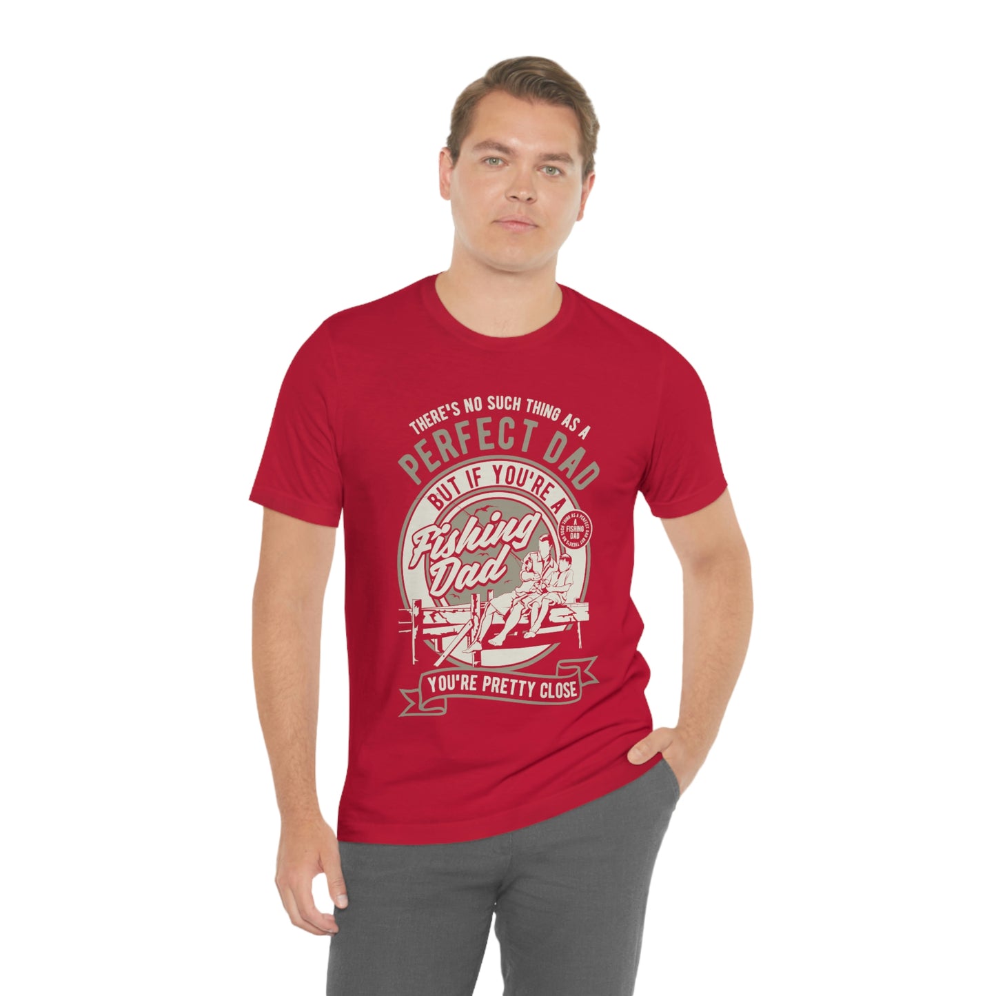 Fishing Dad Unisex Jersey Short Sleeve Tee - coonhoundin