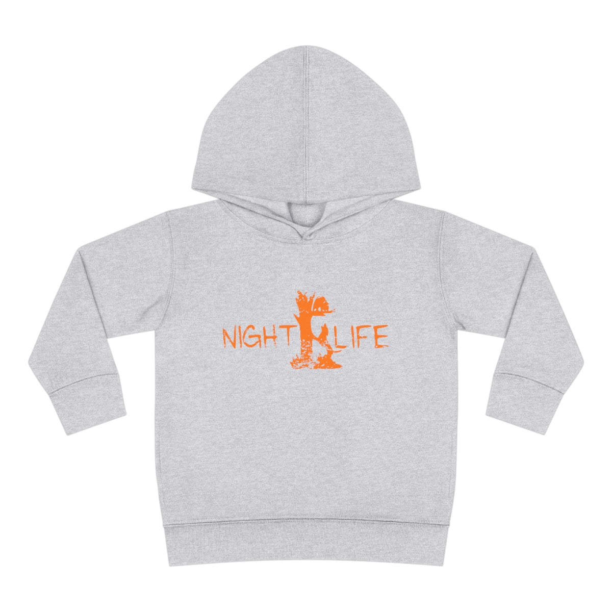 Treed Coon Night Life Toddler Pullover Fleece Hoodie - coonhoundin