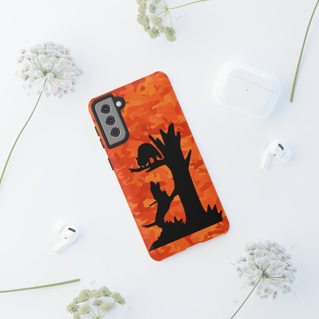Samsung Treed Coon Orange Camo Tough Cases - coonhoundin