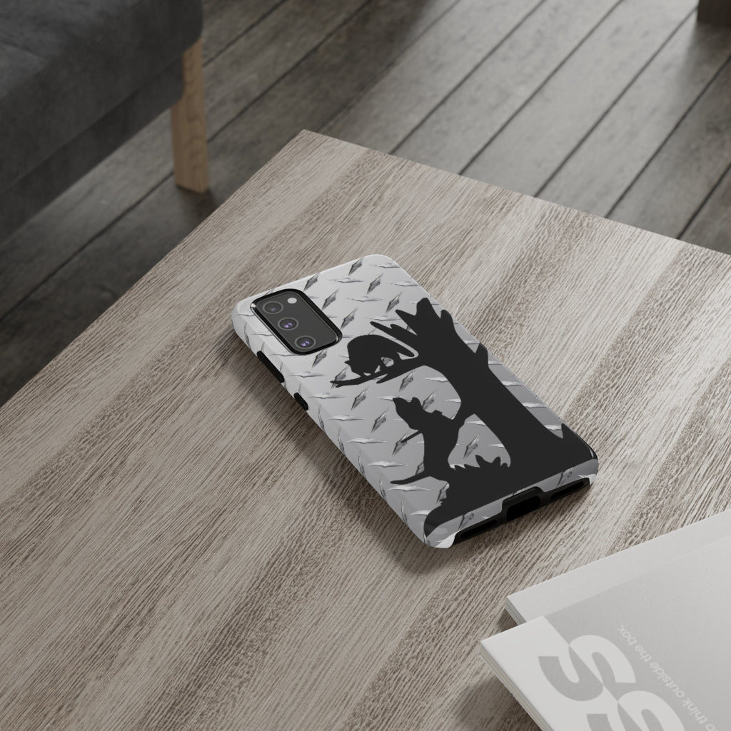 Treed Coon Diamond Plate Look Samsung Tough Cases - coonhoundin