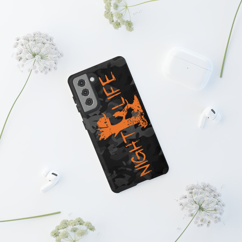 Night Life Black Camo Samsung Phone Cases - coonhoundin