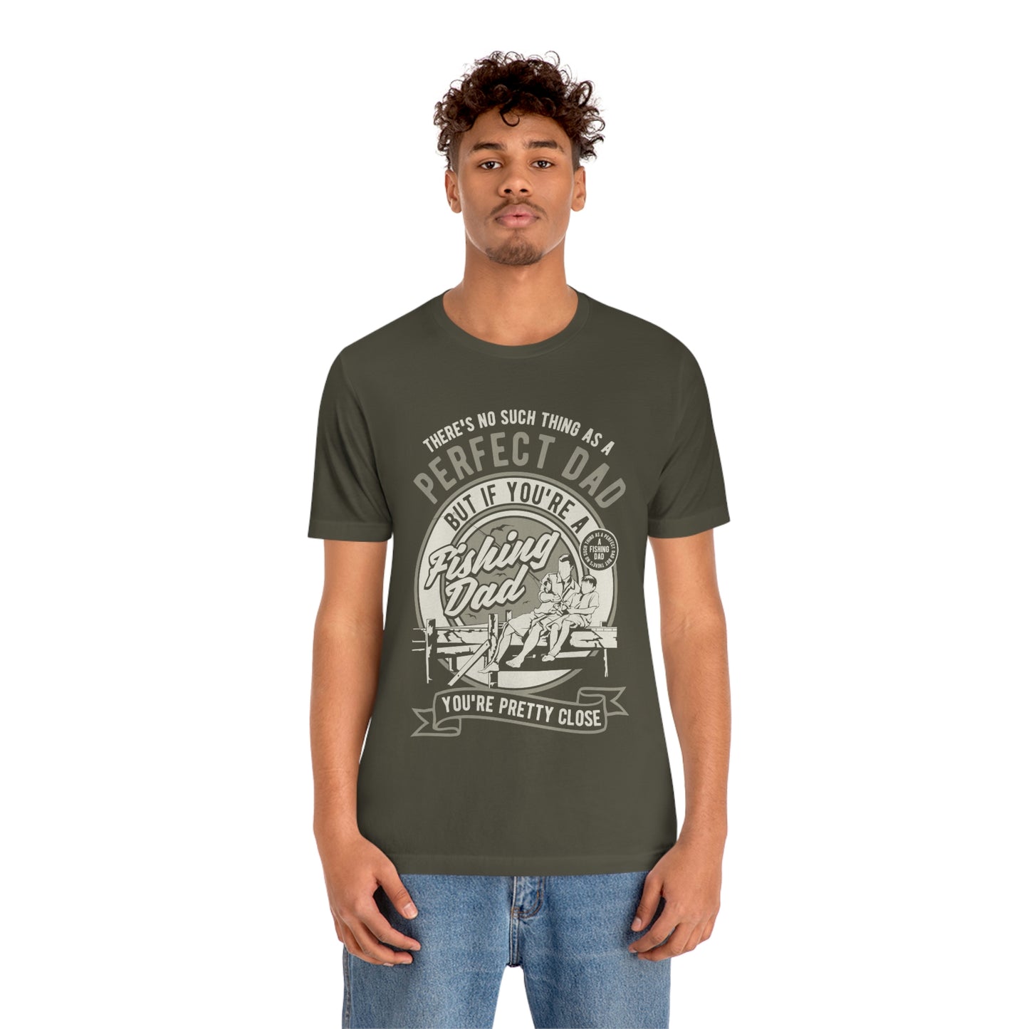 Fishing Dad Unisex Jersey Short Sleeve Tee - coonhoundin