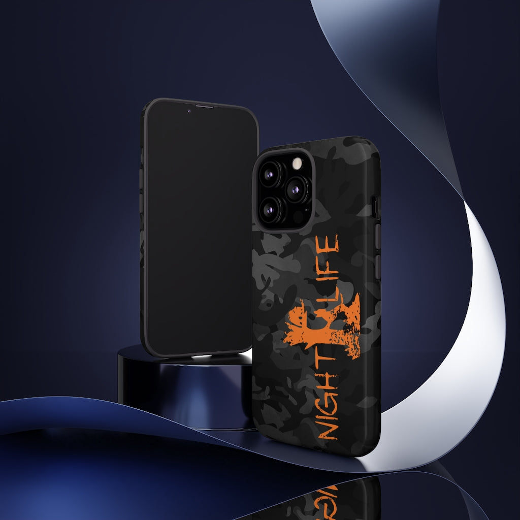 Black Camo Night Life iPhone Tough Cases - coonhoundin