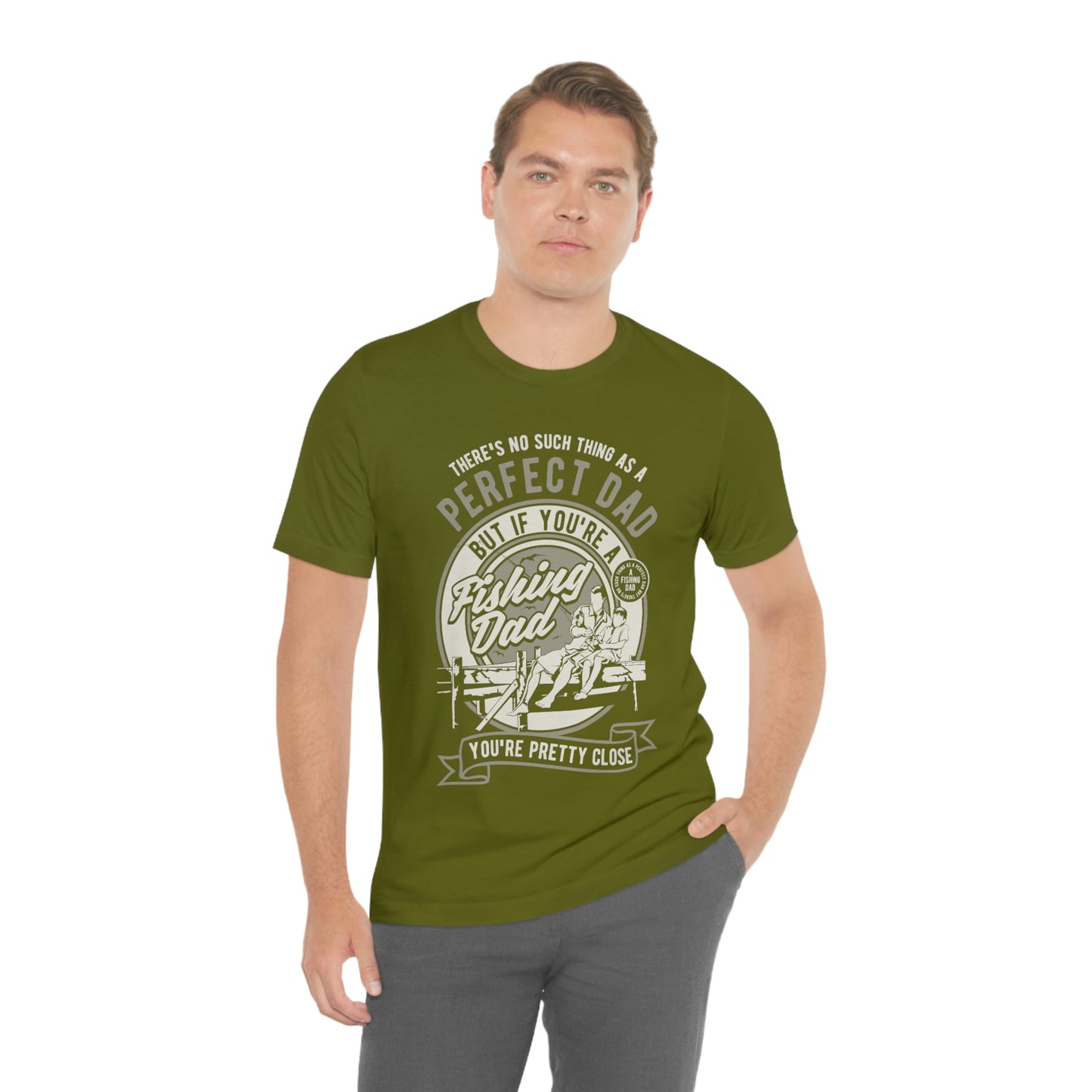 Fishing Dad Unisex Jersey Short Sleeve Tee - coonhoundin
