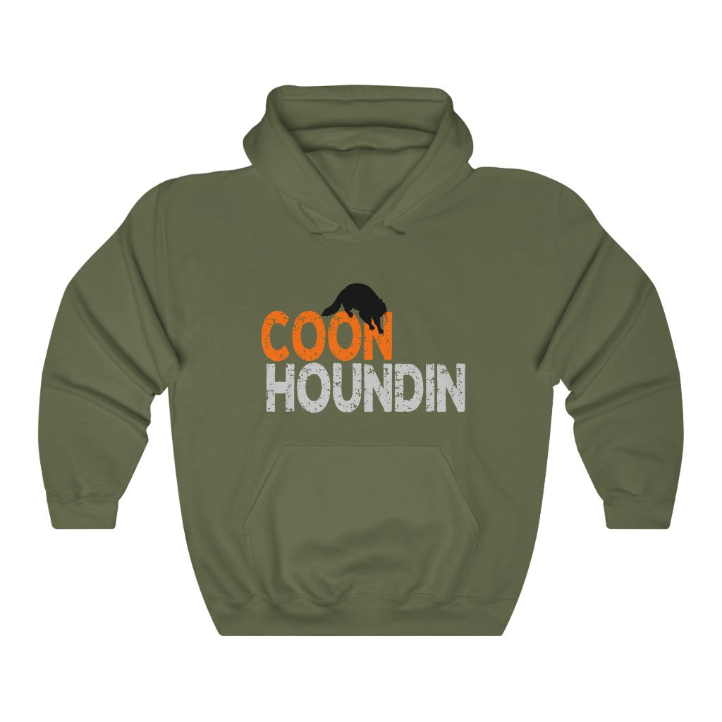 Coon Houndin Unisex Hooded Sweatshirt - coonhoundin