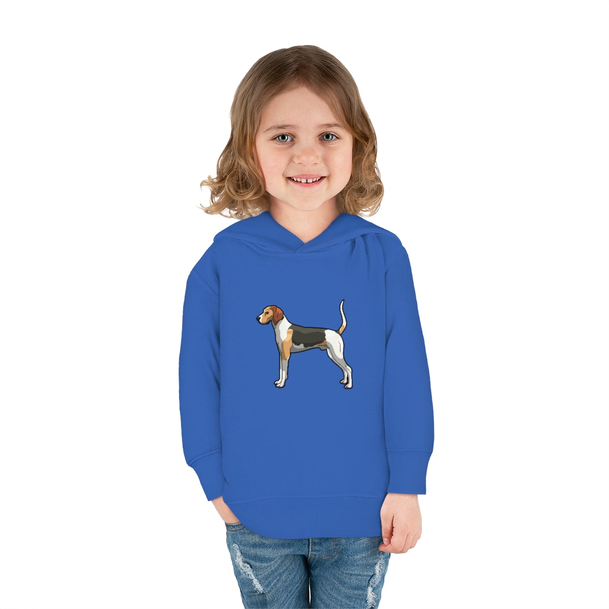 Coonhound Toddler Pullover Fleece Hoodie - coonhoundin