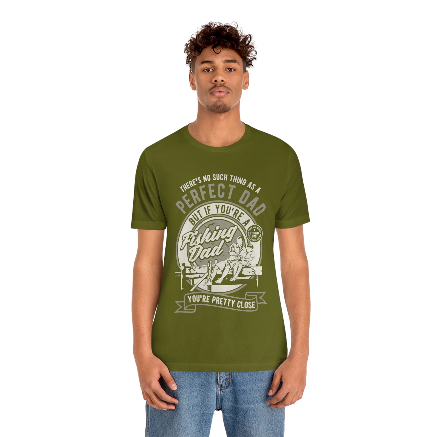 Fishing Dad Unisex Jersey Short Sleeve Tee - coonhoundin