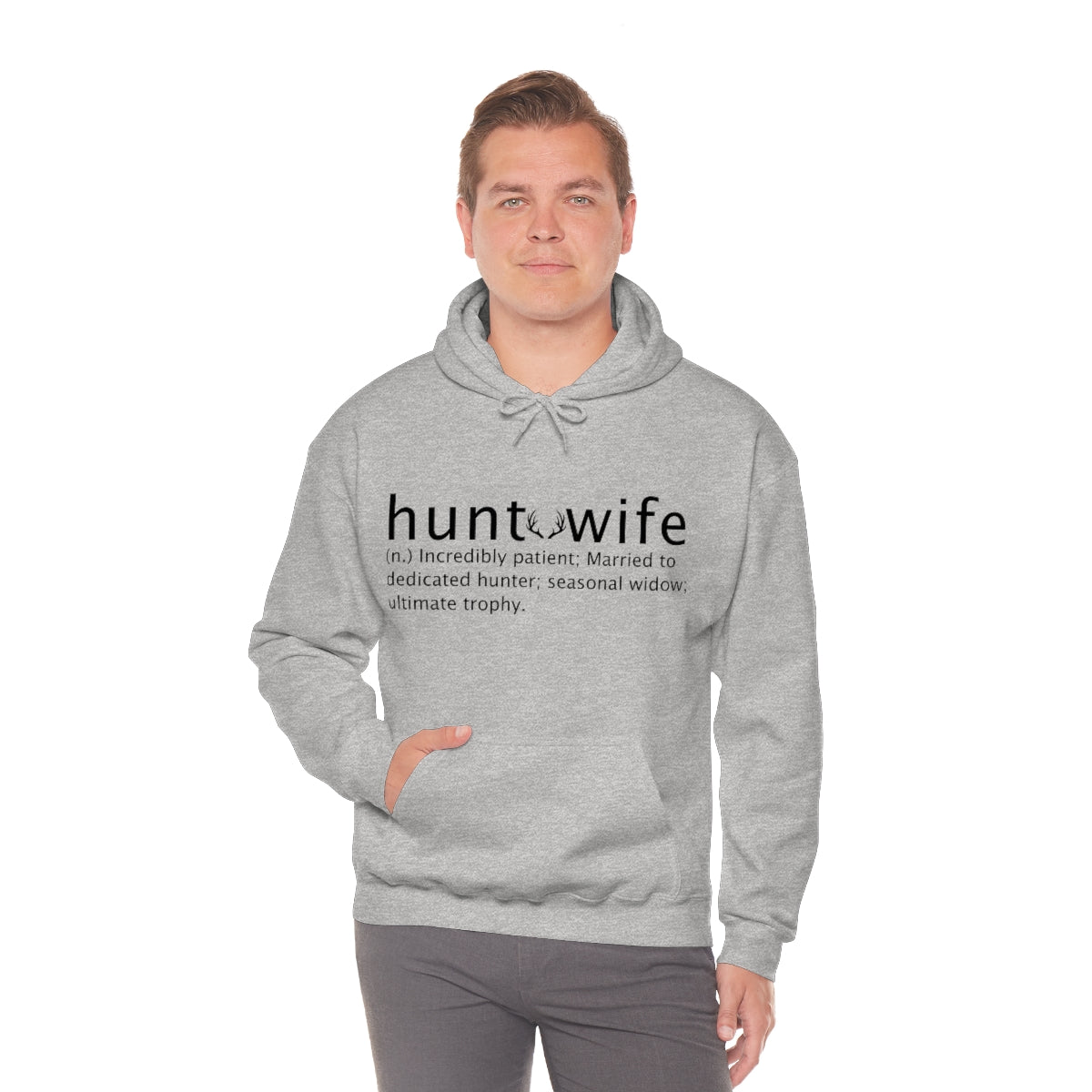 Hunt Wife Unisex Hooded Sweatshirt - coonhoundin