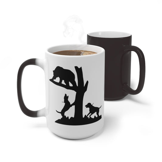 Bear Hunting Color Changing Mug - coonhoundin