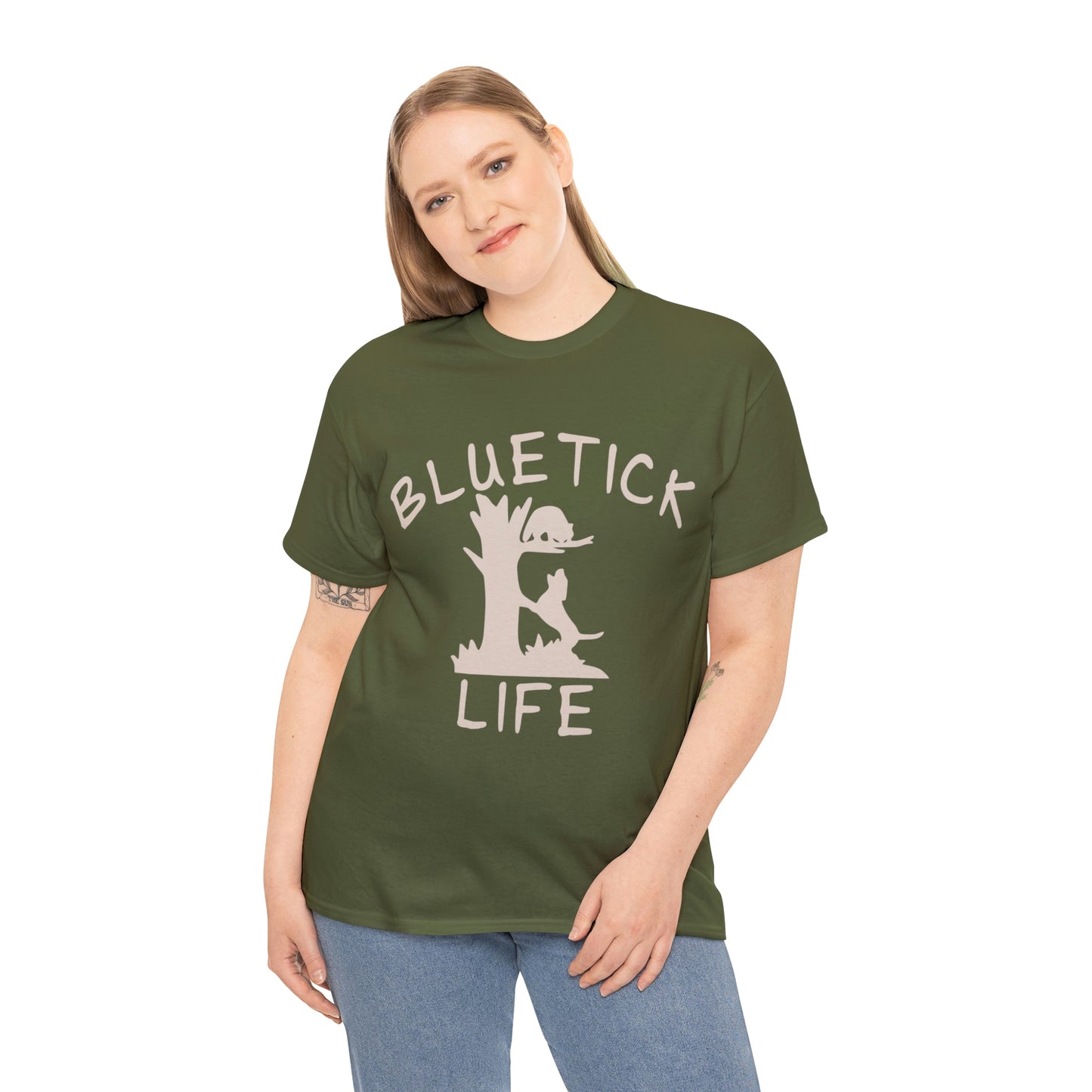 Bluetick Hound Coon Hunting Unisex Cotton Tee - coonhoundin