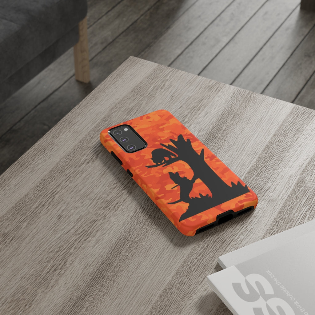 Samsung Treed Coon Orange Camo Tough Cases - coonhoundin