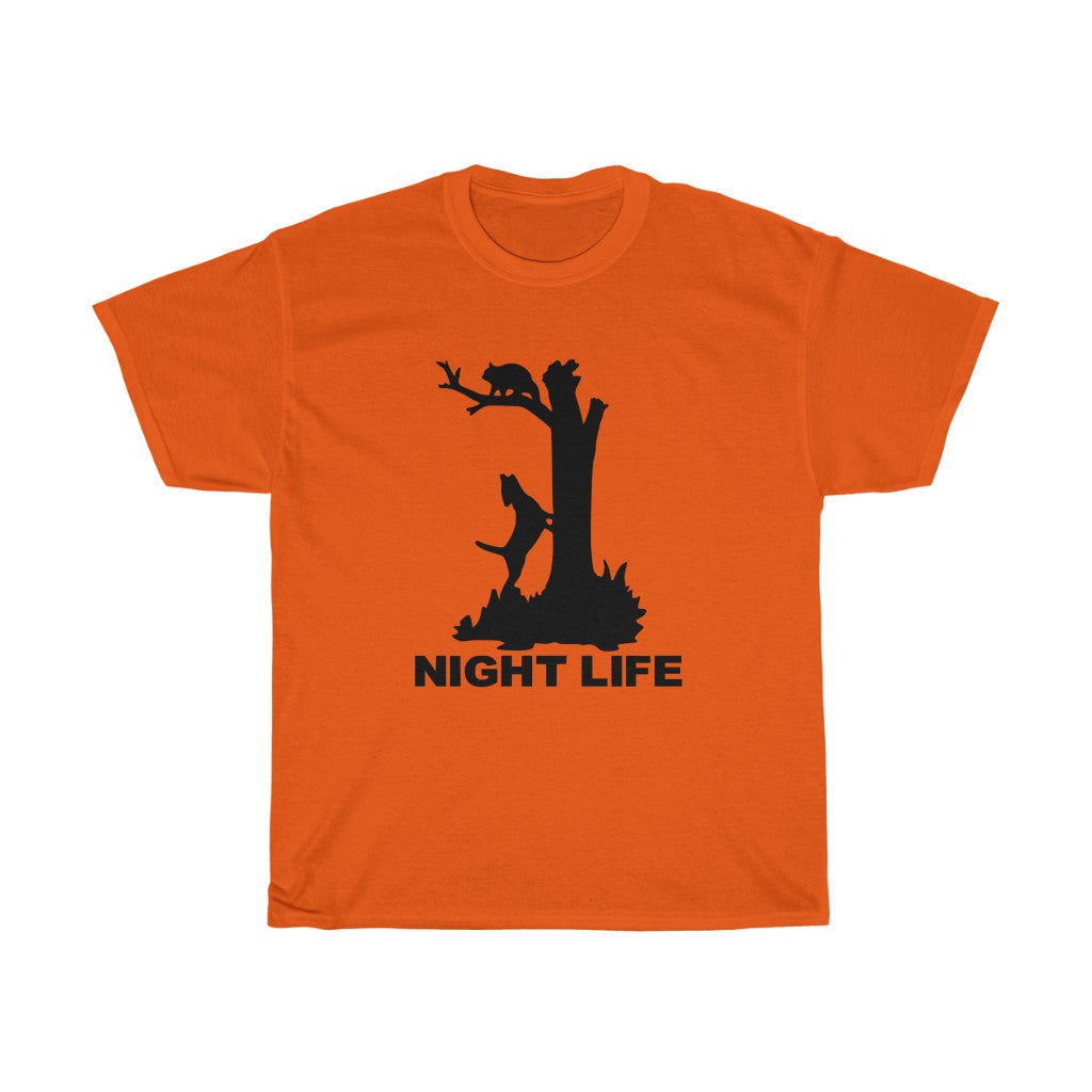 Night Life Unisex Heavy Cotton Tee - coonhoundin