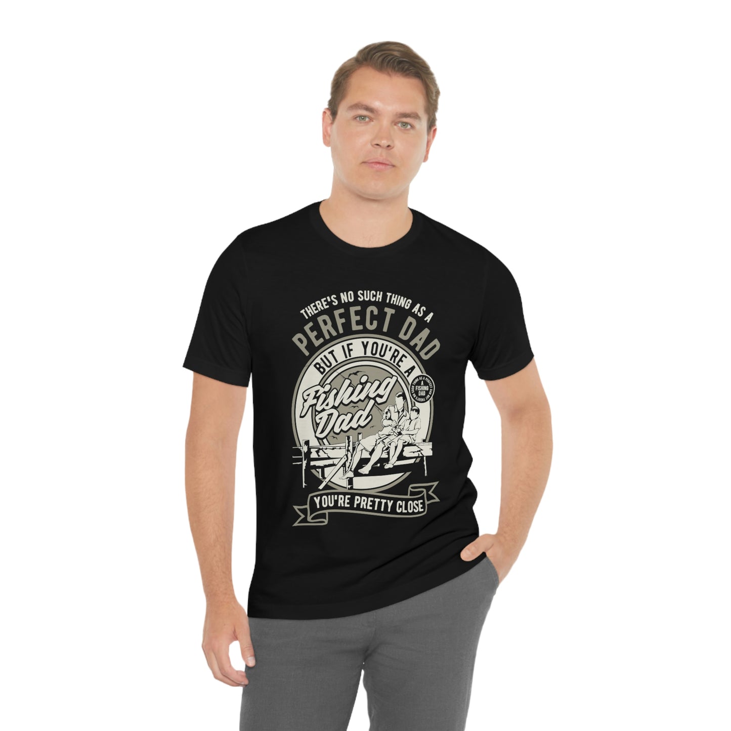 Fishing Dad Unisex Jersey Short Sleeve Tee - coonhoundin