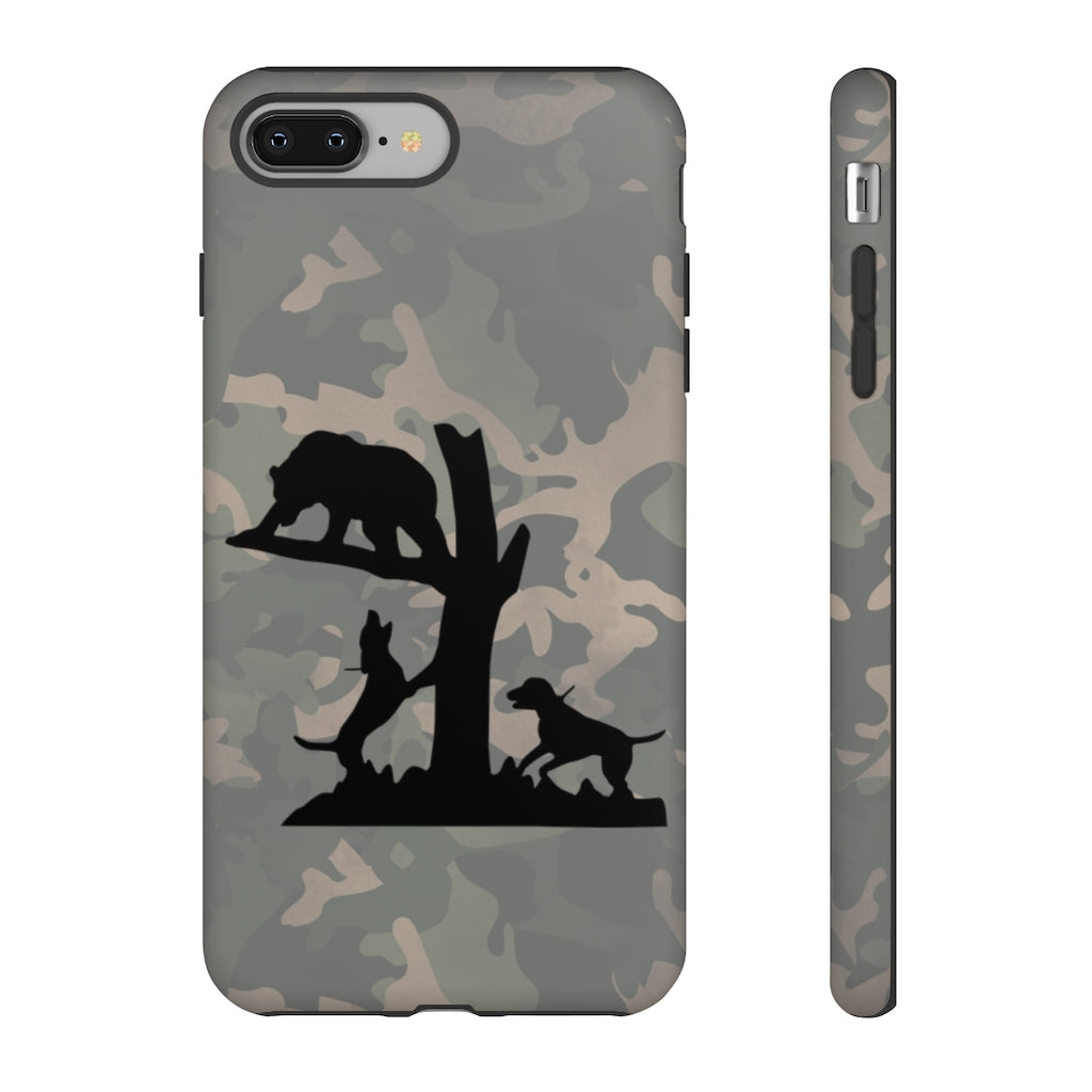 iPhone Camo Bear Hunting Tough Cases - coonhoundin