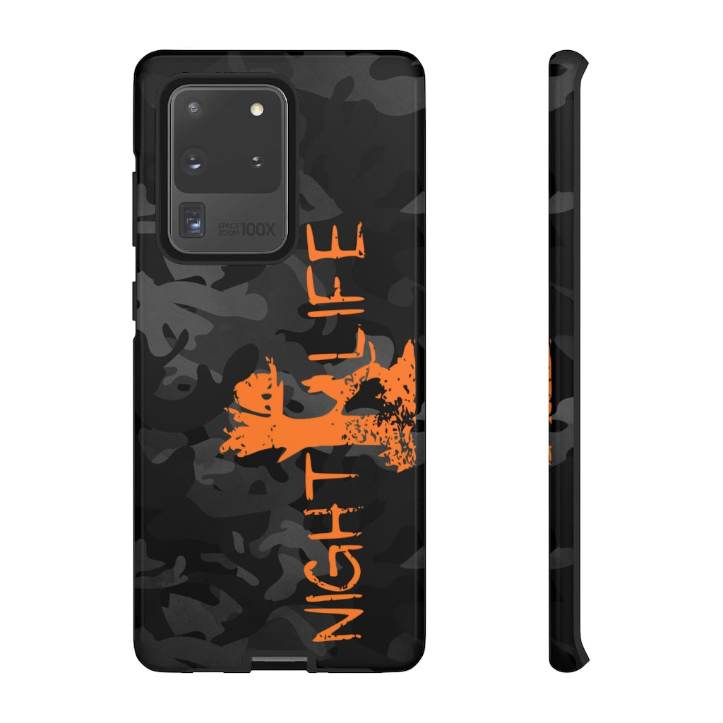 Night Life Black Camo Samsung Phone Cases - coonhoundin