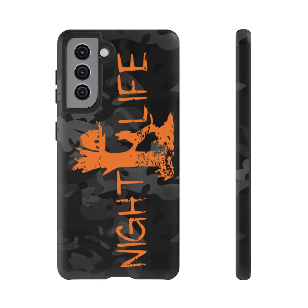 Night Life Black Camo Samsung Phone Cases - coonhoundin