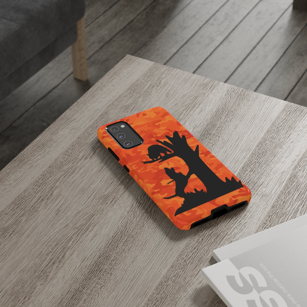 Samsung Treed Coon Orange Camo Tough Cases - coonhoundin