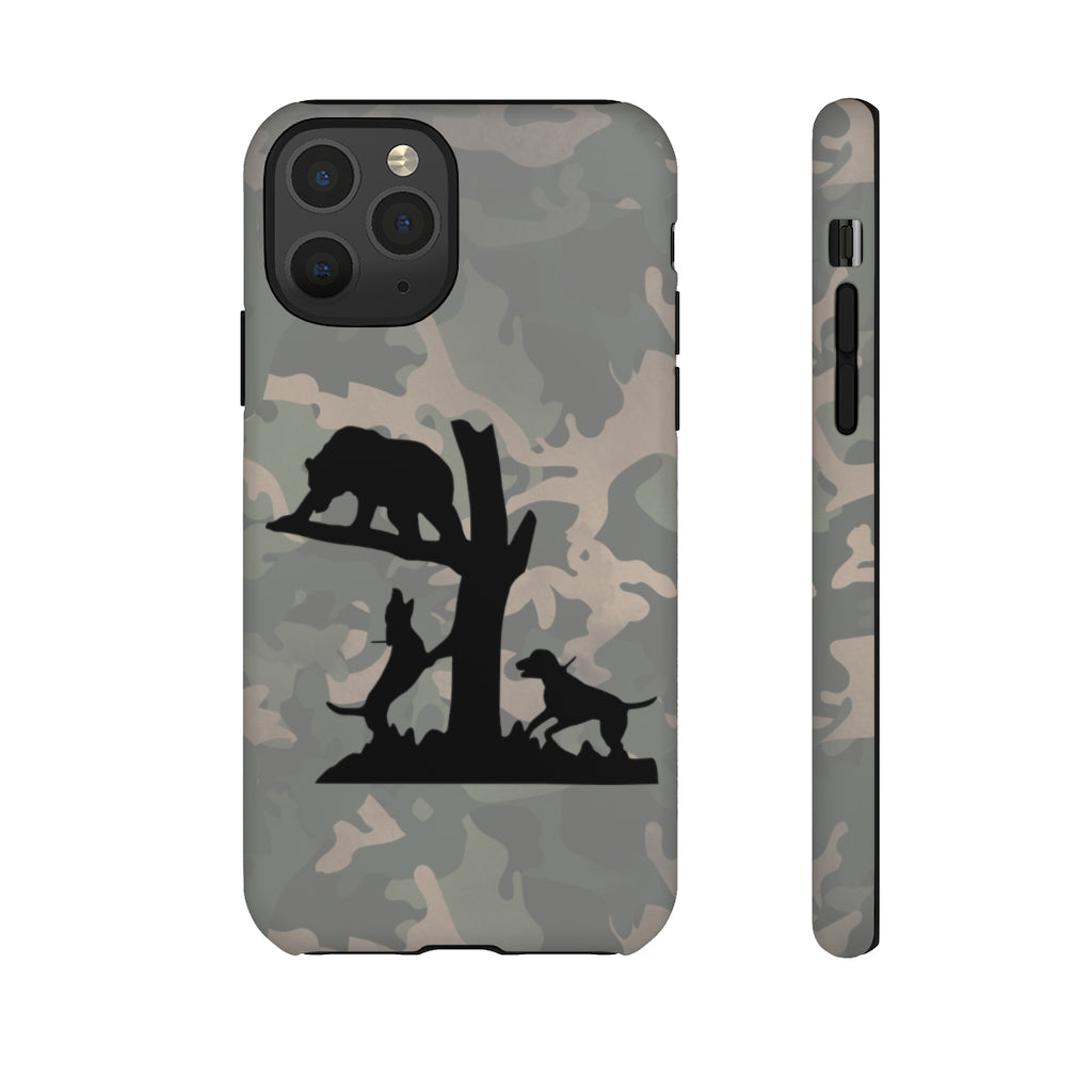 iPhone Camo Bear Hunting Tough Cases - coonhoundin