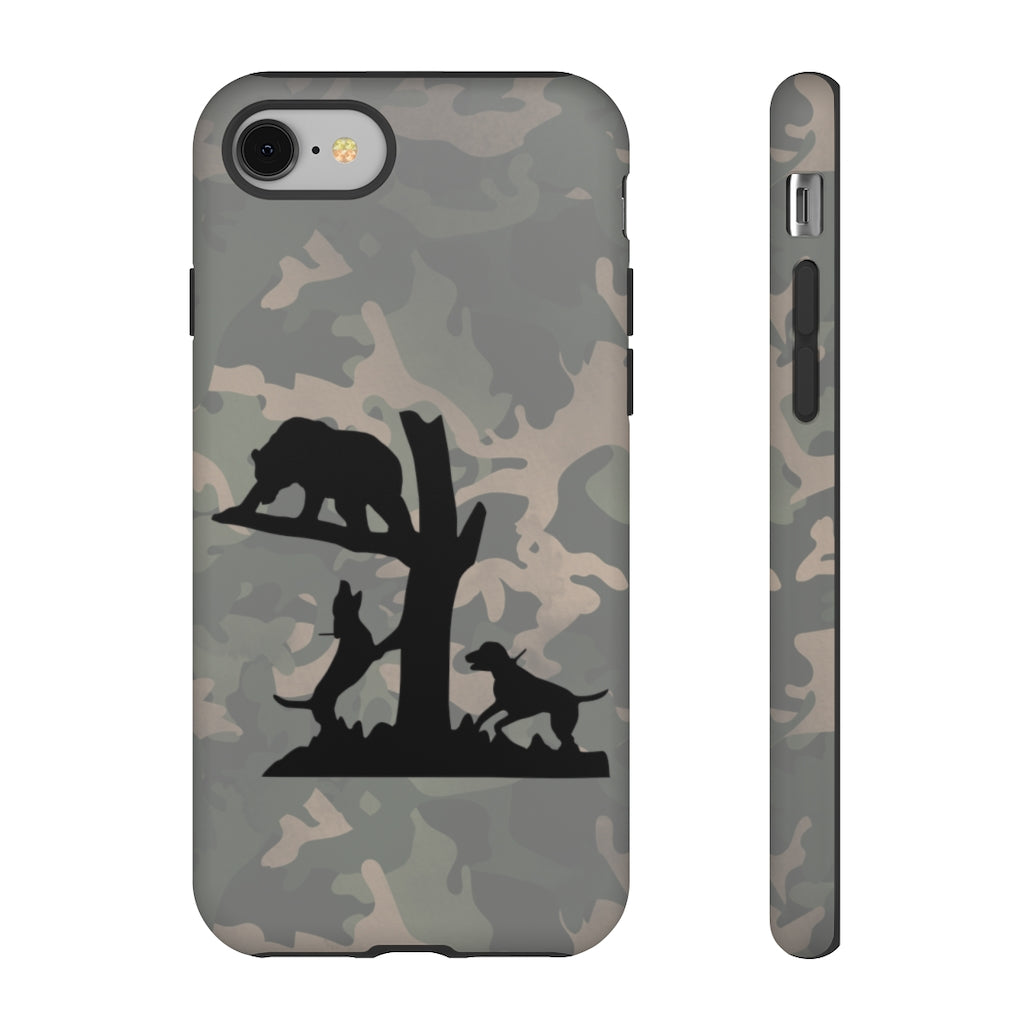 iPhone Camo Bear Hunting Tough Cases - coonhoundin