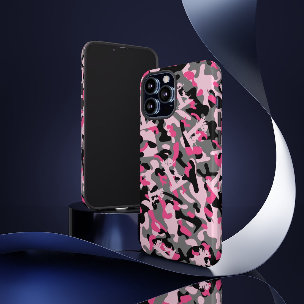 iPhone Pink Camo Treed Coon Tough Cases - coonhoundin