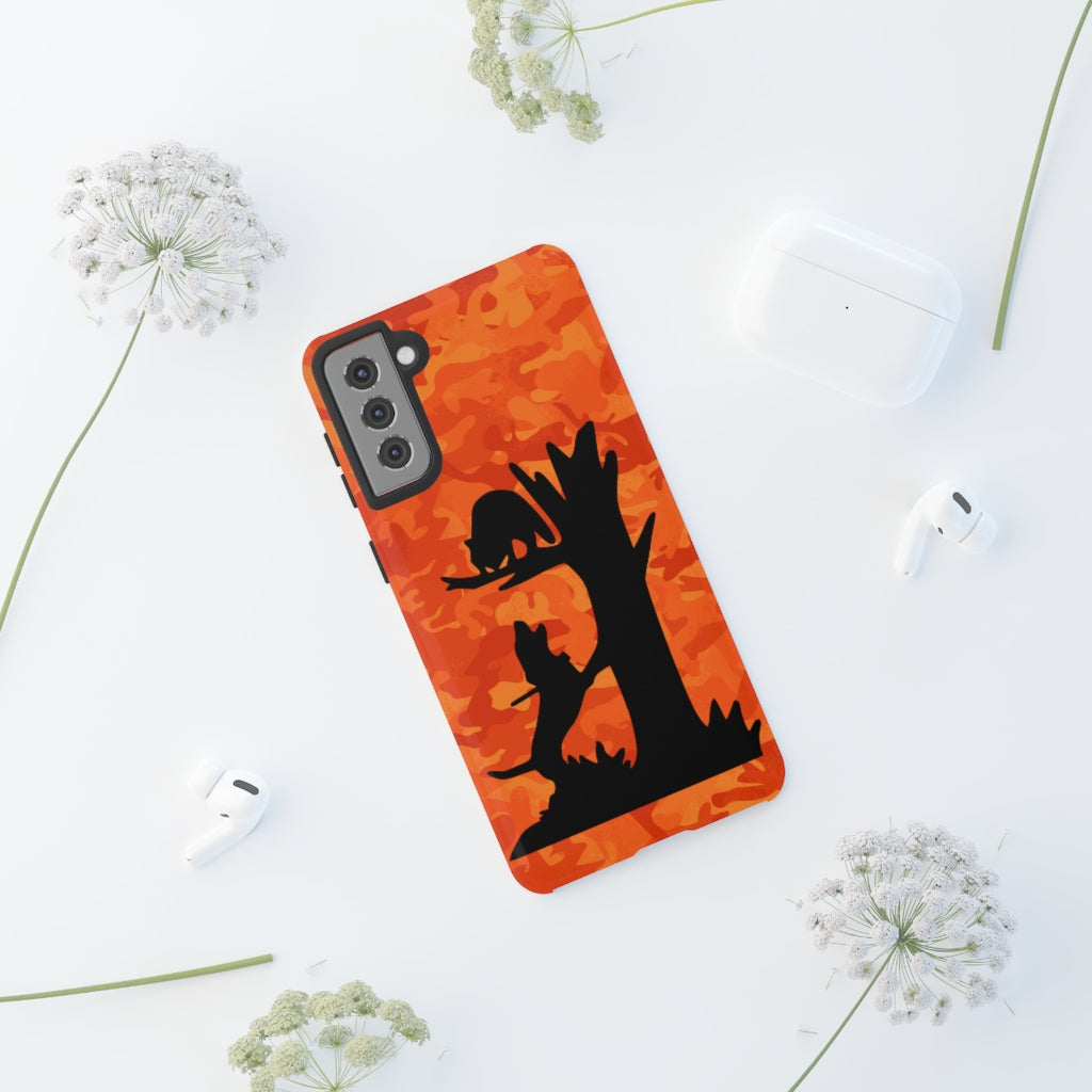 Samsung Treed Coon Orange Camo Tough Cases - coonhoundin
