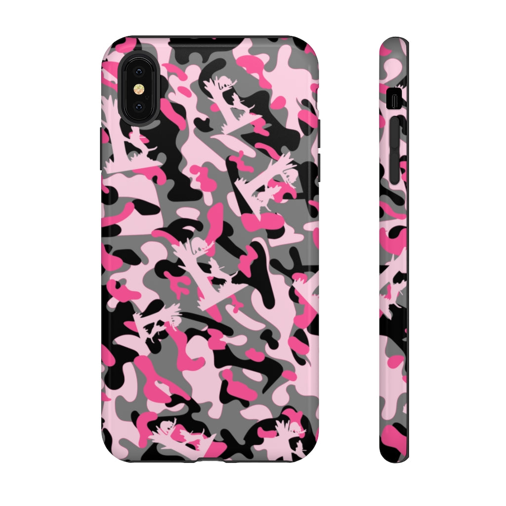 iPhone Pink Camo Treed Coon Tough Cases - coonhoundin