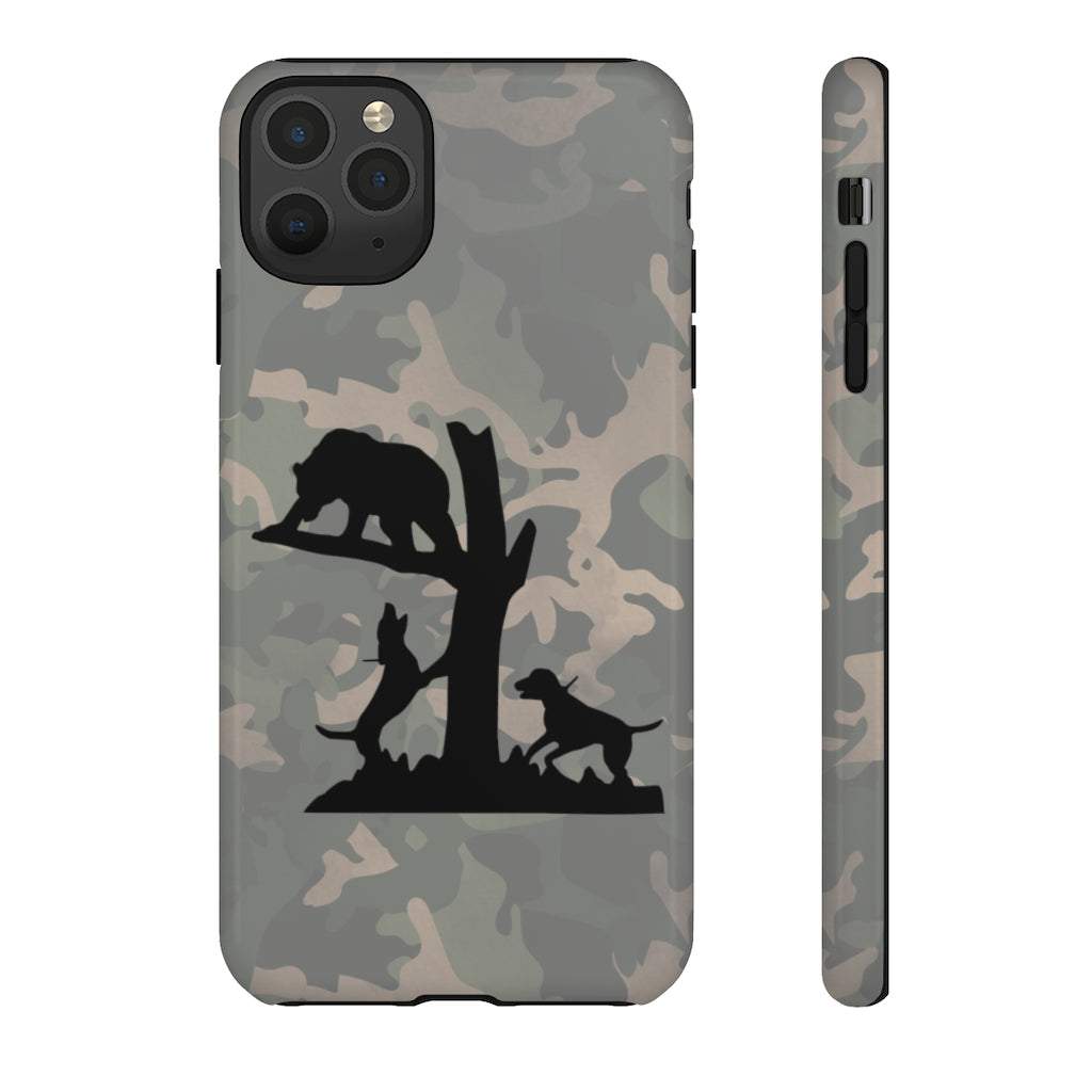 iPhone Camo Bear Hunting Tough Cases - coonhoundin