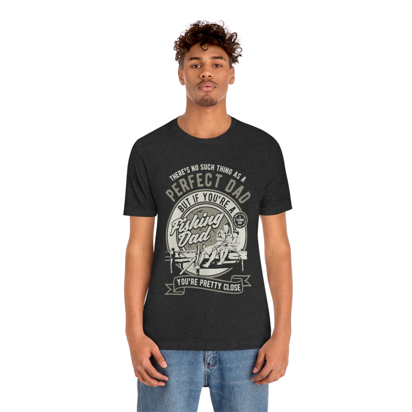 Fishing Dad Unisex Jersey Short Sleeve Tee - coonhoundin