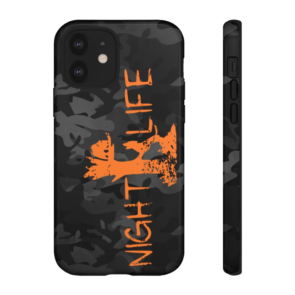 Black Camo Night Life iPhone Tough Cases - coonhoundin