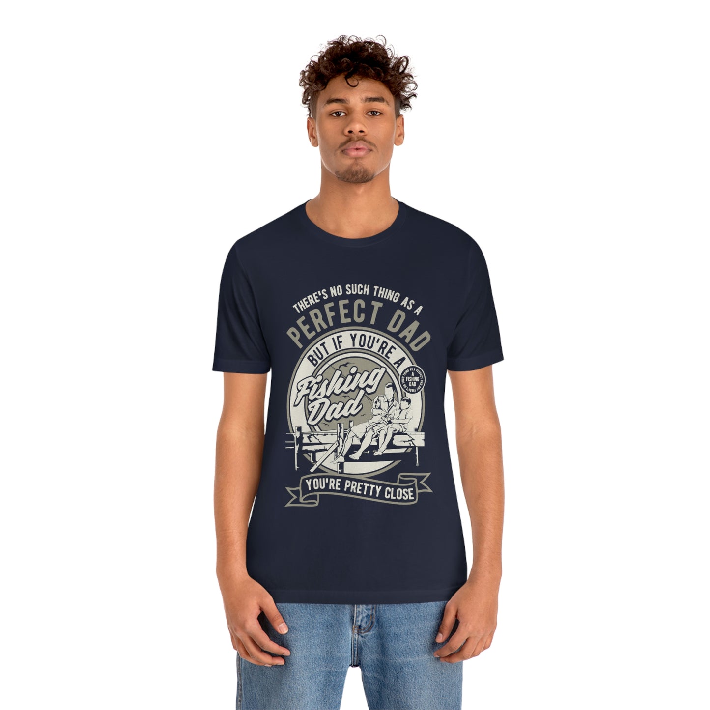 Fishing Dad Unisex Jersey Short Sleeve Tee - coonhoundin
