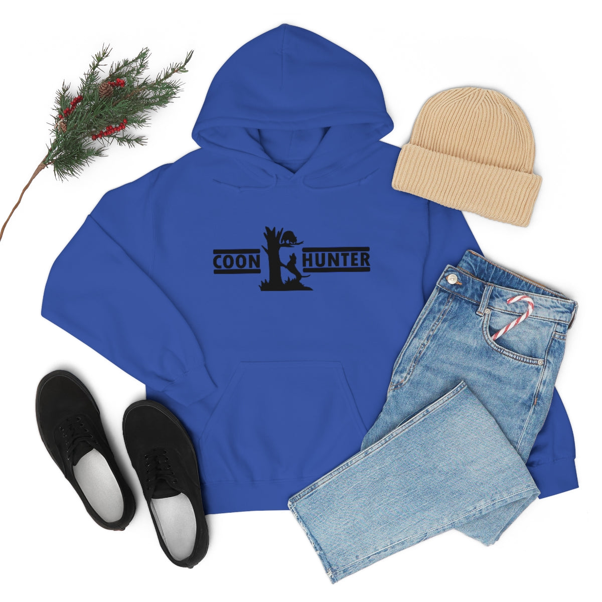 Coon Hunter Unisex Heavy Blend Hooded Sweatshirt - coonhoundin
