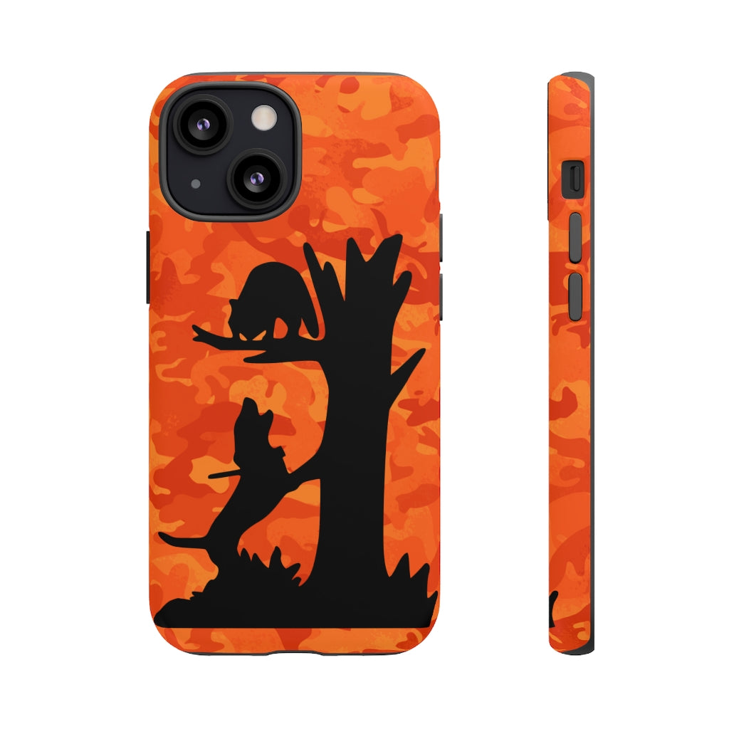 iPhone Treed Coon Orange Camo Tough Cases - coonhoundin