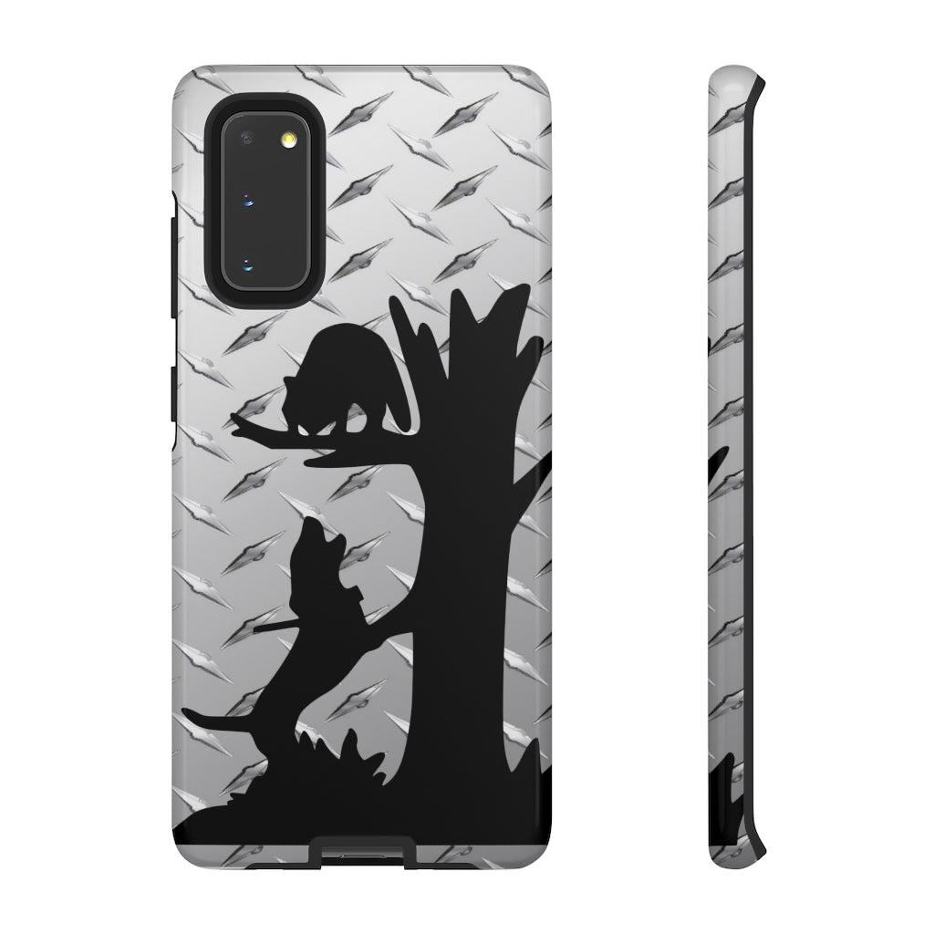 Treed Coon Diamond Plate Look Samsung Tough Cases - coonhoundin