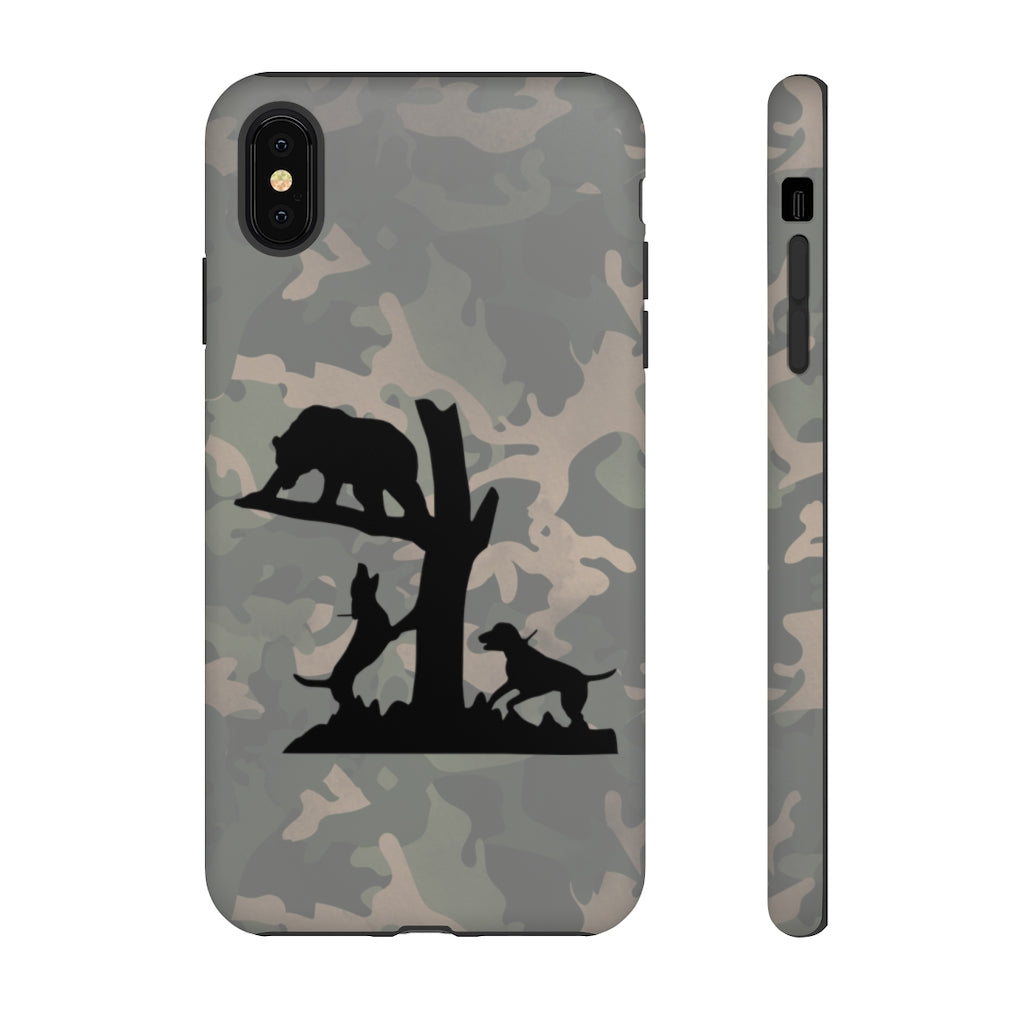 iPhone Camo Bear Hunting Tough Cases - coonhoundin