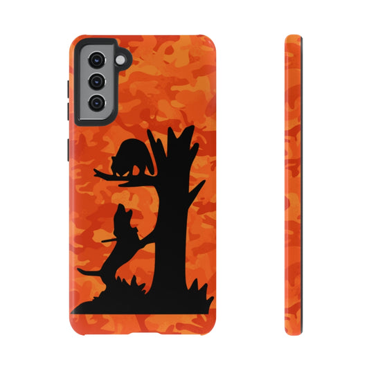 Samsung Treed Coon Orange Camo Tough Cases - coonhoundin