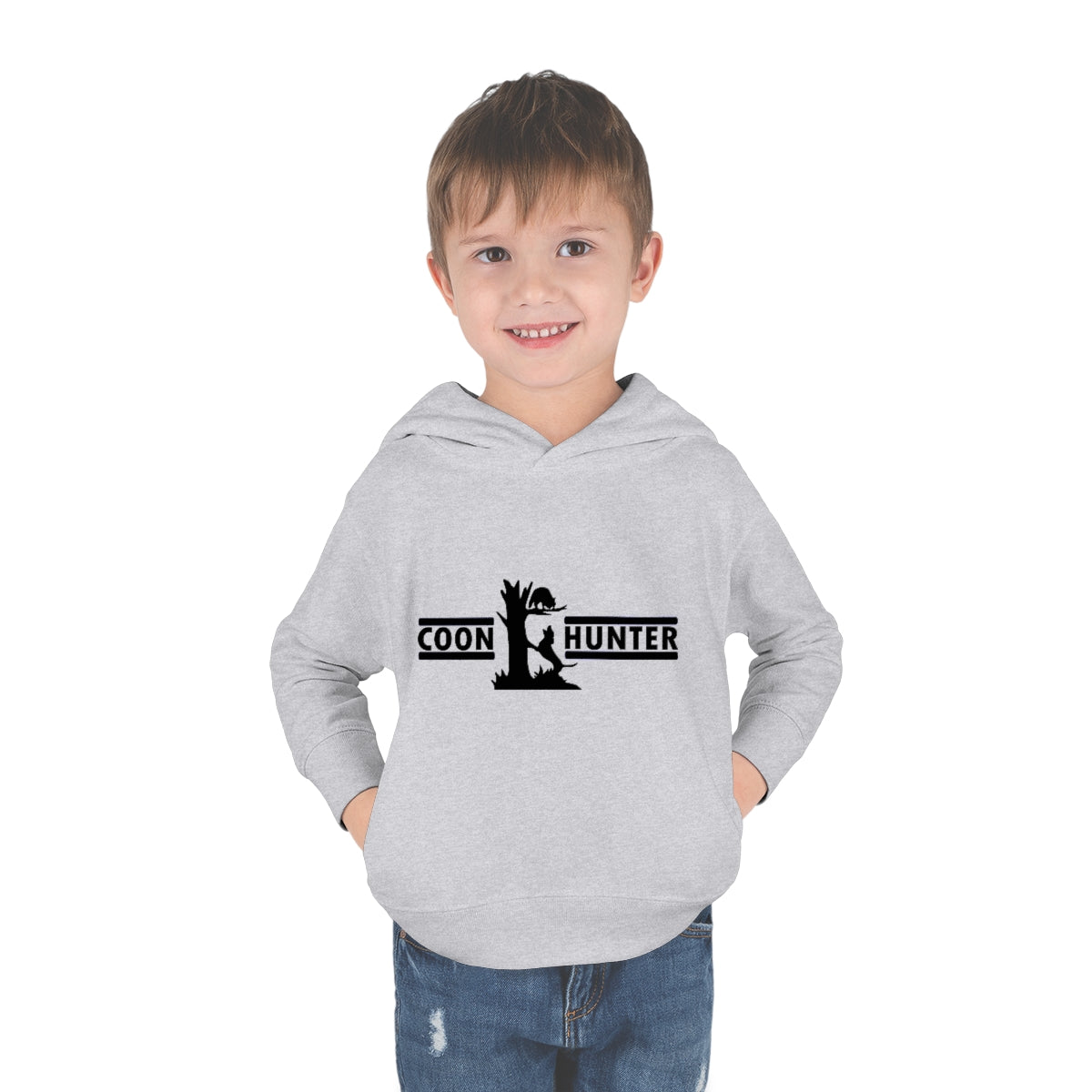 Coon Hunter Toddler Hooded Sweatshirt - coonhoundin