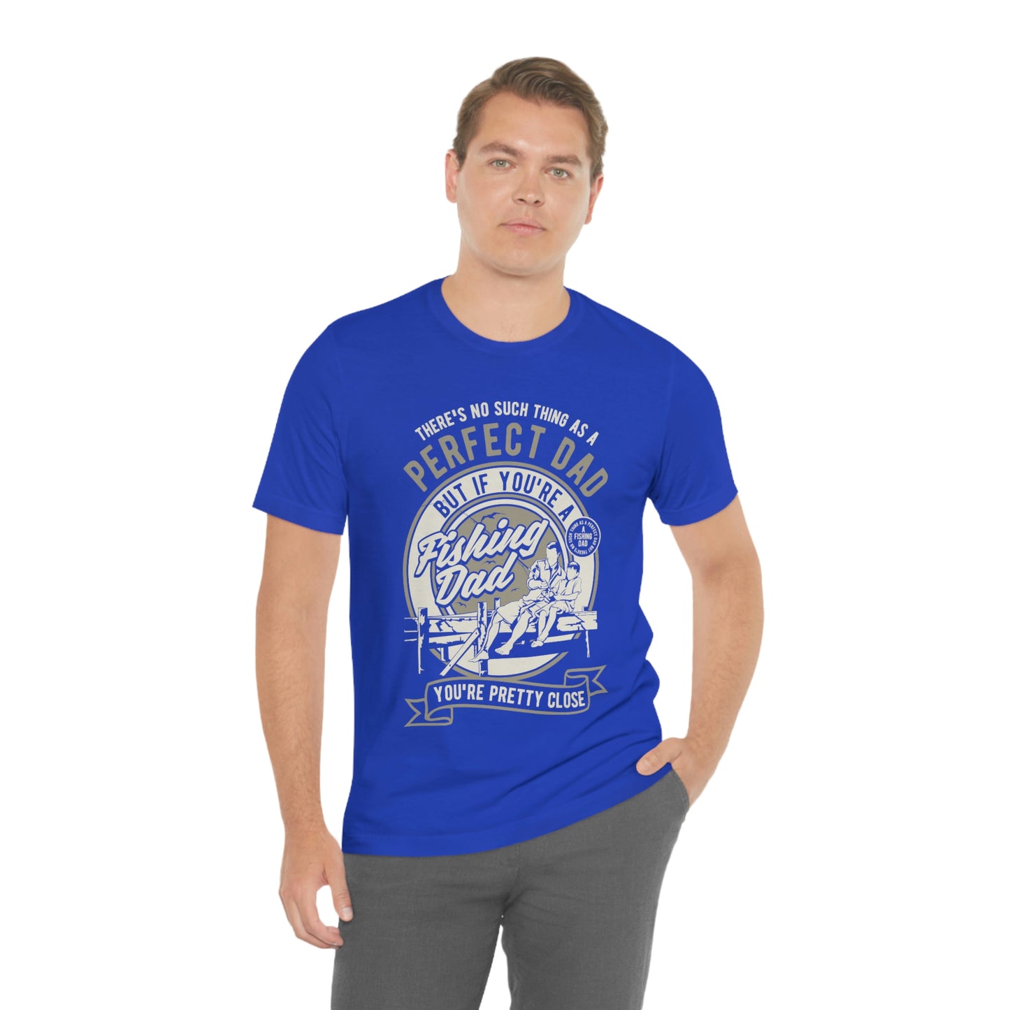 Fishing Dad Unisex Jersey Short Sleeve Tee - coonhoundin